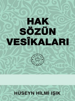 cover image of Hak Sözün Vesîkaları